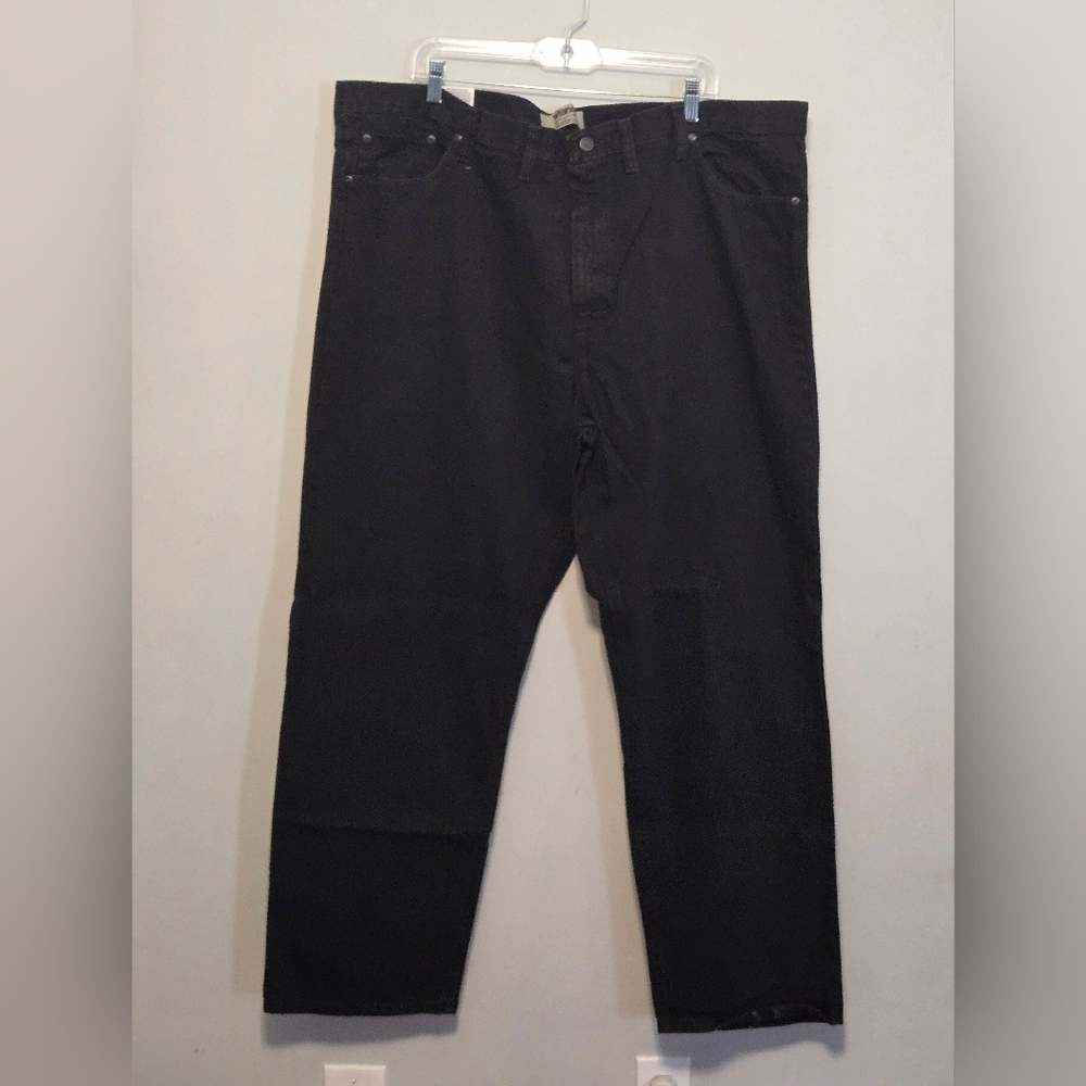 Wrangler Authentics Men's Classic Regular Fit Jean, Black NWT 46W x 30L